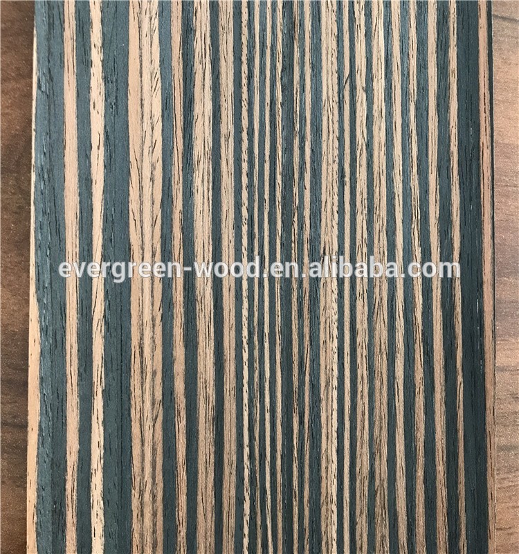 Rotary cut engineered ebony veneer