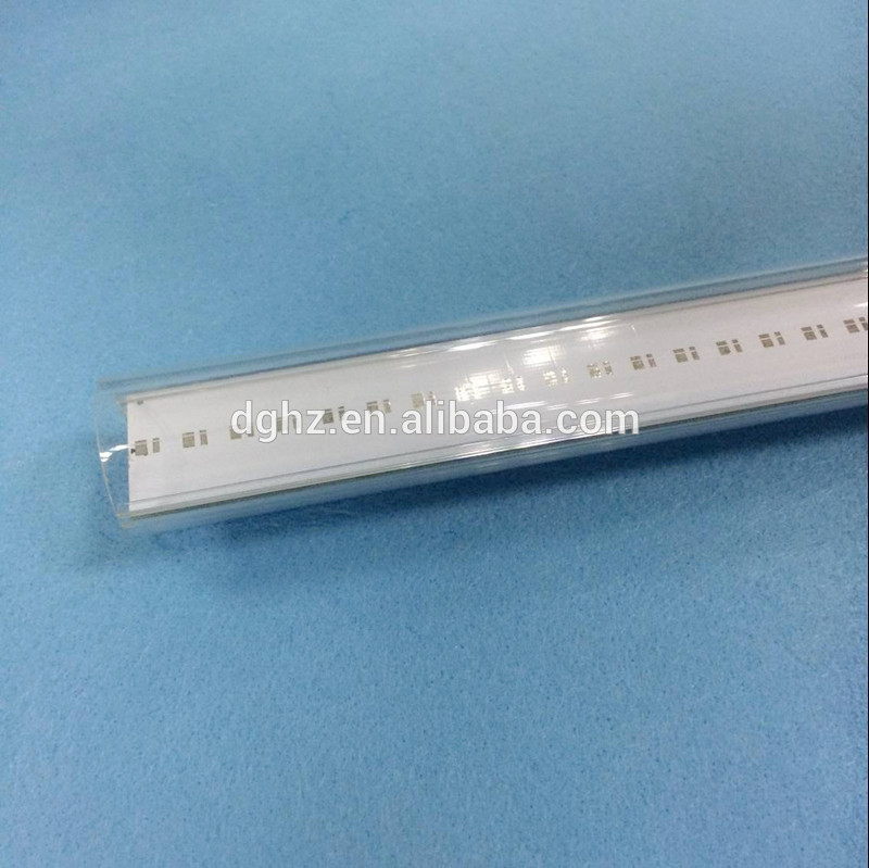 T8 clear pc tube with Flame Resistance V0 led parts for train