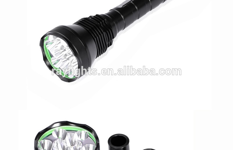 9 x XM-L T6 LED Flashlight Torch 5 Modes LED Rechargeable Flashlight