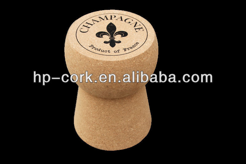 Champagne cork stool