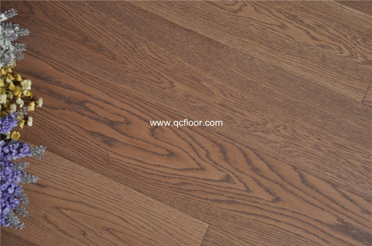 hot sale wood floor tile brushing engineered oak wood floor exported to philippines,grey oak wood flooring