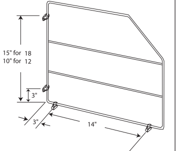 Hot sale wire tray divider organizer for home storage