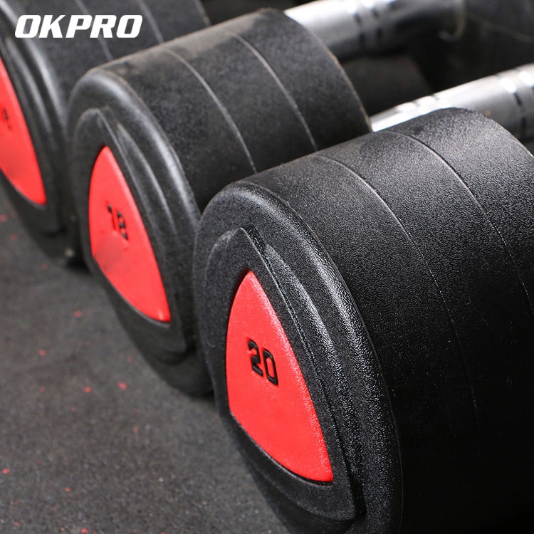 OKPRO Custom Fitness Power Training PU dumbbell