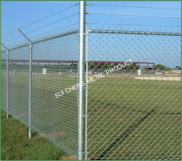 Chain Link Mesh/PVC Coated Chain Link Fence /Chain Link Fence Mesh (Guangzhou Factory)