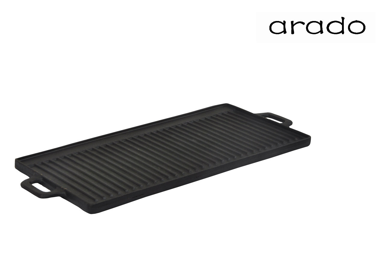 Camping cast iron cookware griddle/grillplate