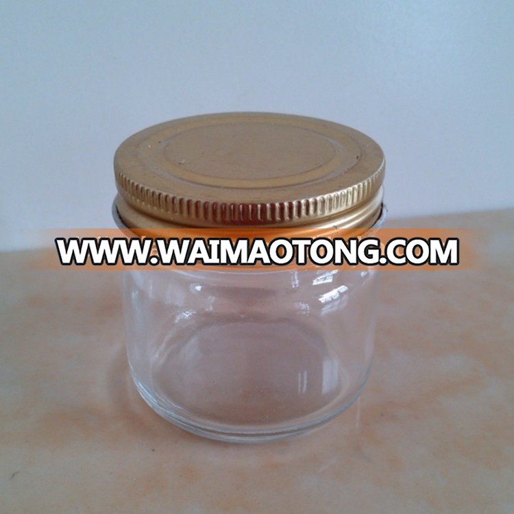 mini 2oz  Hexagon mason jar shot glass for jams and canning food with lids