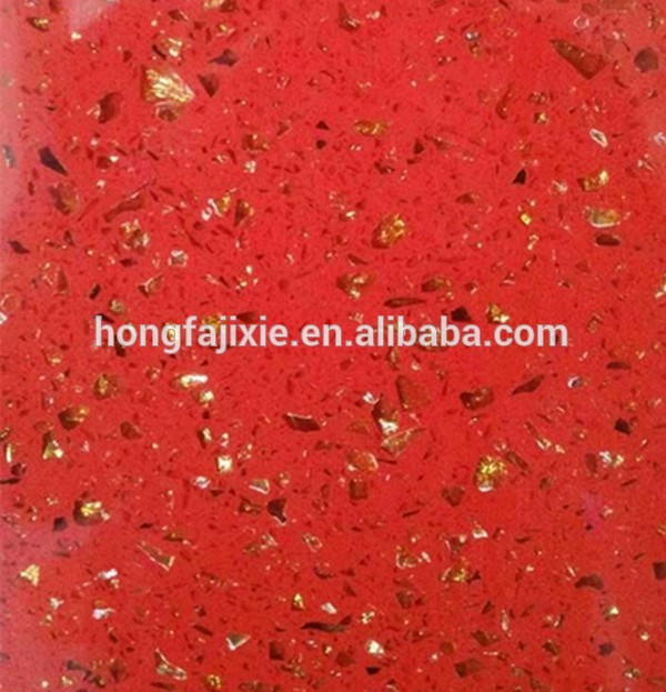 Calacatta quartz slab price/ quartz slab multi color