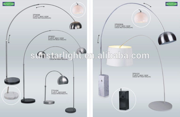 New arrival Modern Metal Body And Fabric Lampshade With Led Floor And Table Lamps/Lights For Hotel