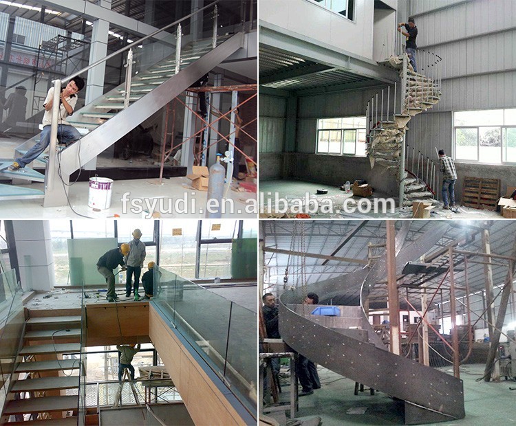 factory price stainless Steel spiral Stairs design