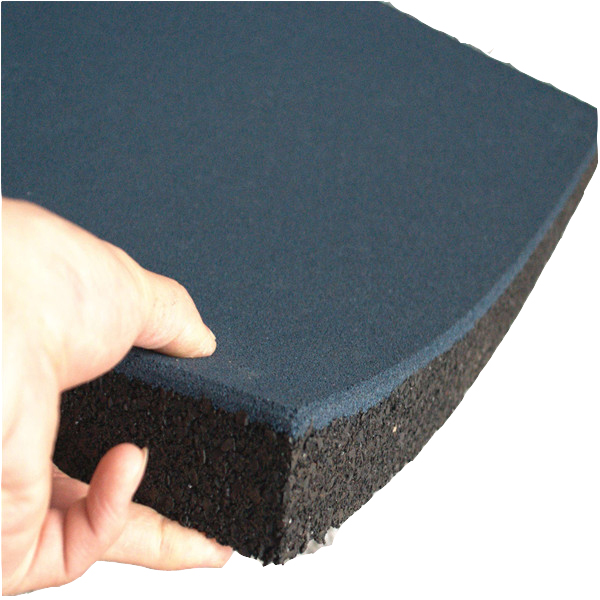 outdoor safety rubber flooring for blind walkway