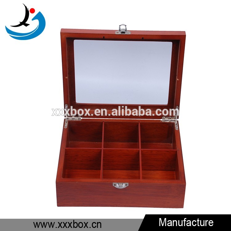 high quality lacquer painting tea chest wooden box