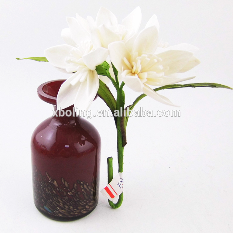 vase glass bottle with handcraft flower fragrance  Diffuser gift set for home decoration