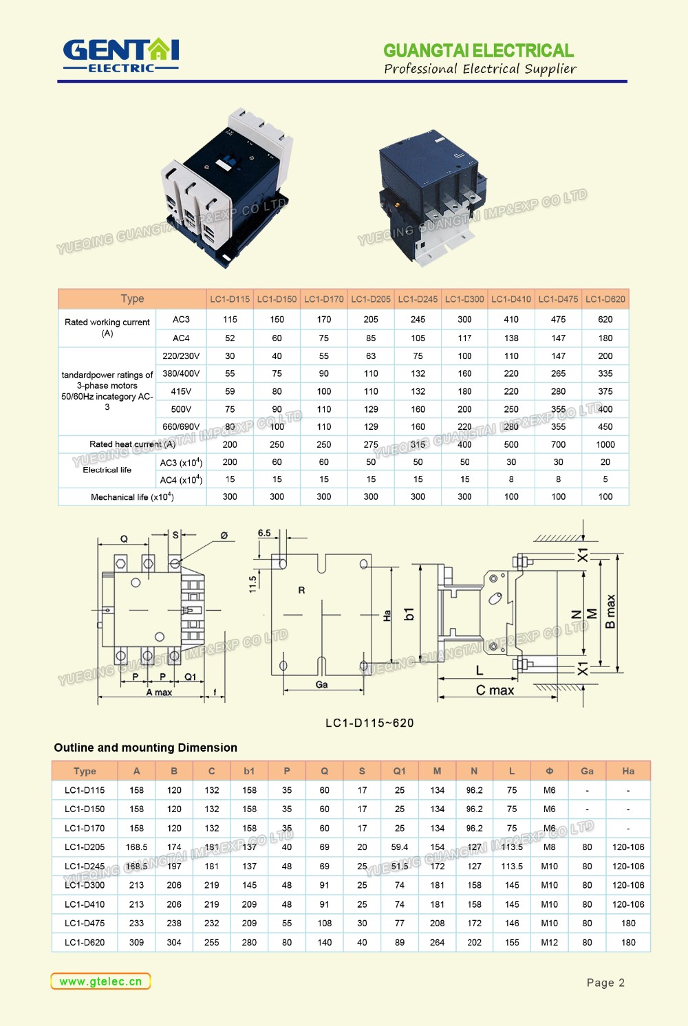 Good Quality Telemecanique LC1-D Series LC1 - D1810 AC Contactor