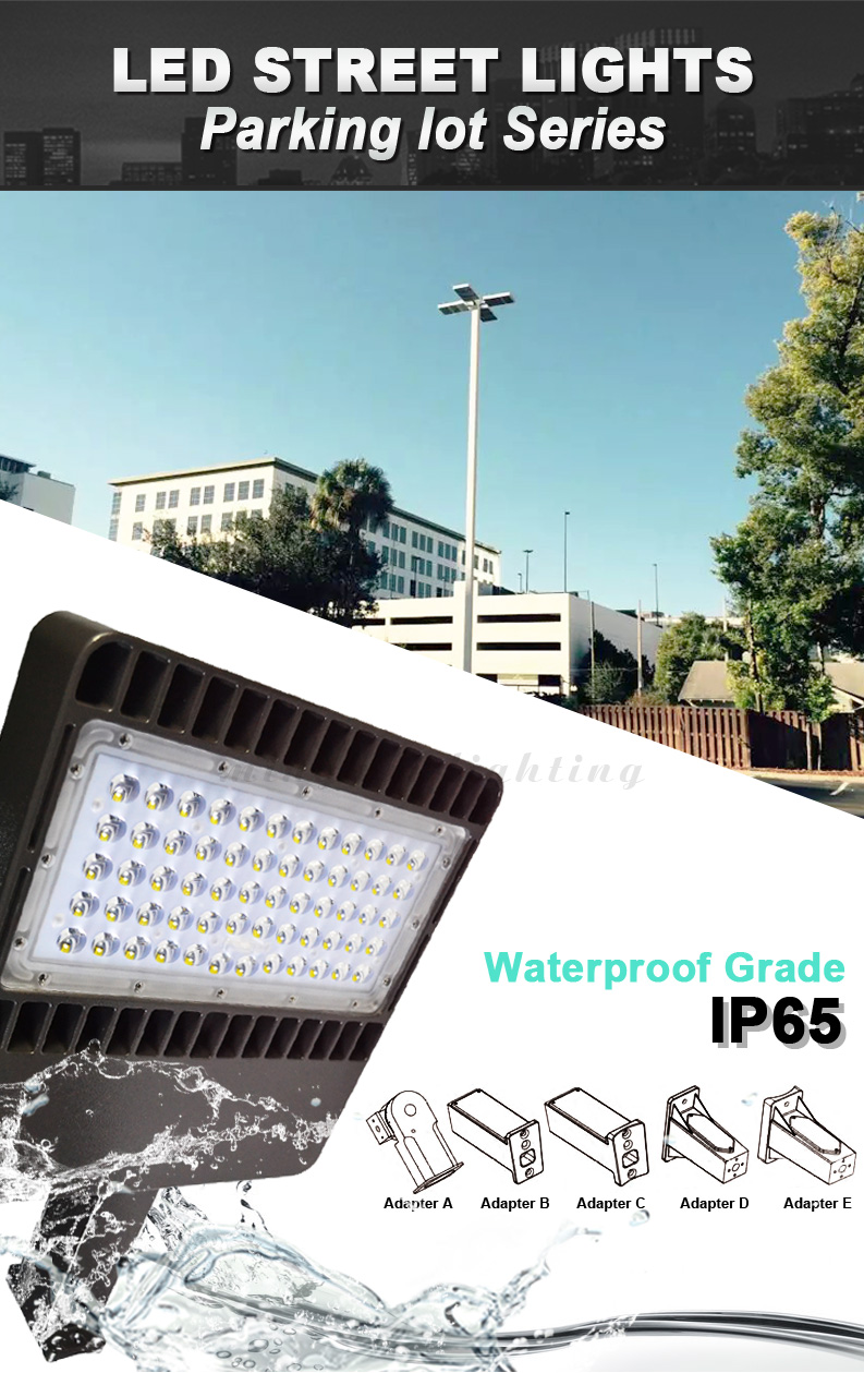 Outdoor post garden led Shoebox Parking area street light 150w