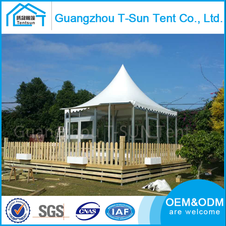 New design 6x6m white pvc aluminum garden gazebo tent for sale