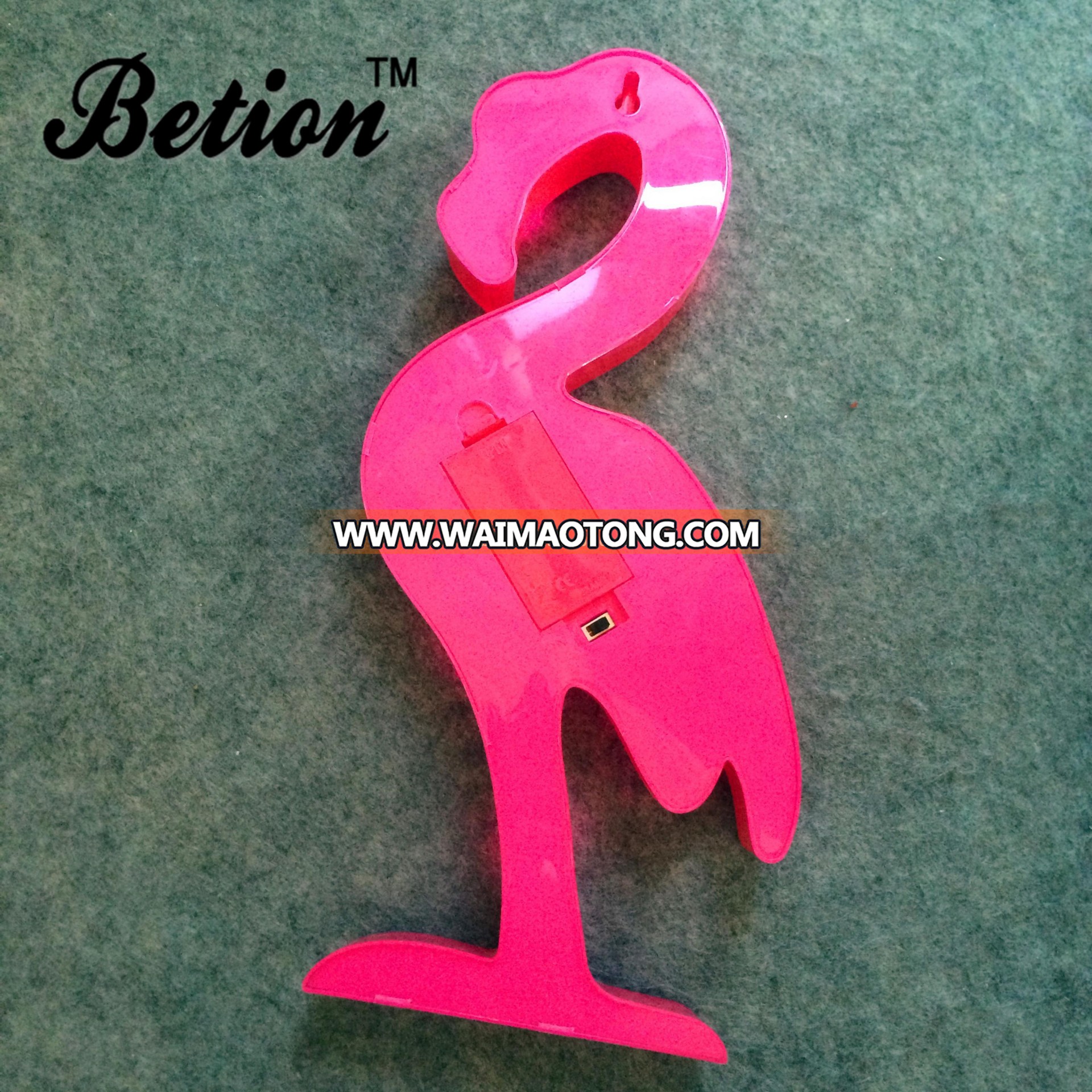 Led Flamingo Cactus Night Light Kids Room Decoration Boys Girls Room Decorate Plastic Led Marquee Sign Light Light Up