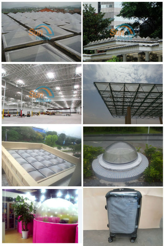 2m x 2m Polycarbonate roof skylight clear