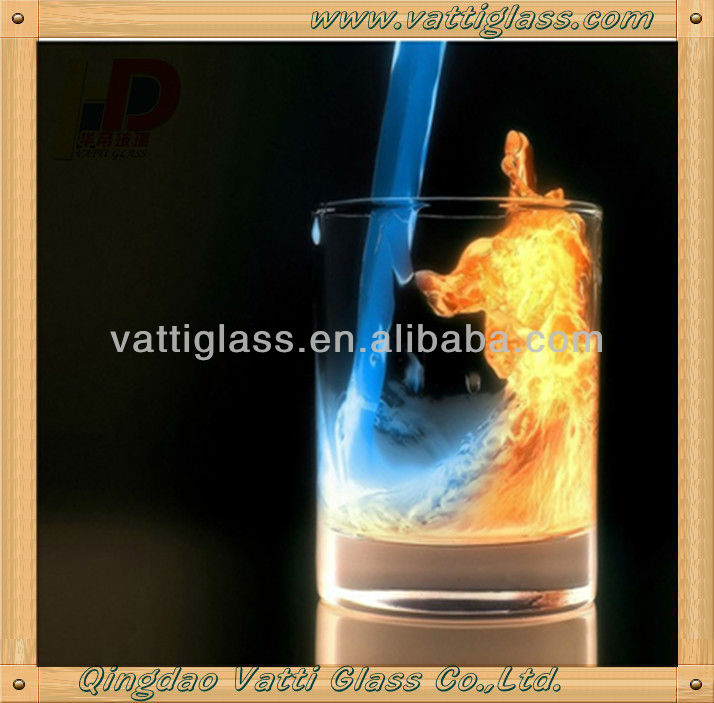 high tempered resistant fire glass