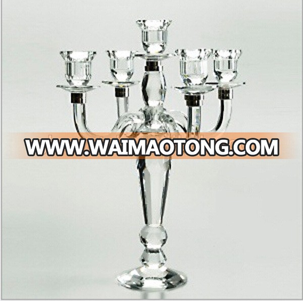 hot sale beautiful luxury crystal candle holder