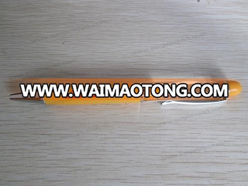 advertising promotional aqua twist pen sliding train 3D floater pen