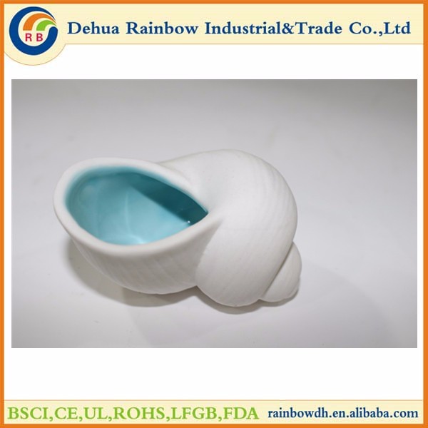 White whelk shape flower pot