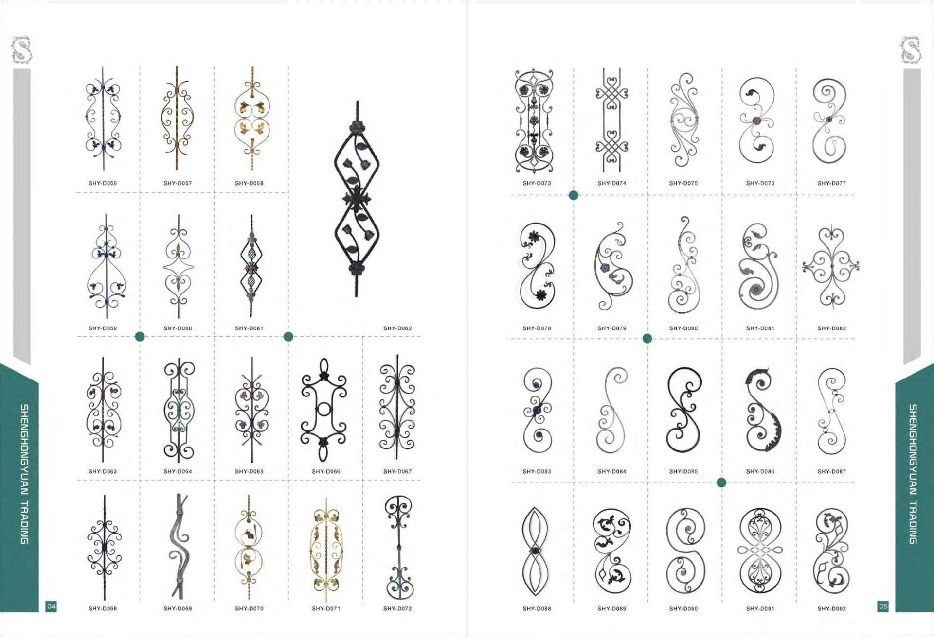 Modern Wholesale Decorative Wrought Iron Balusters