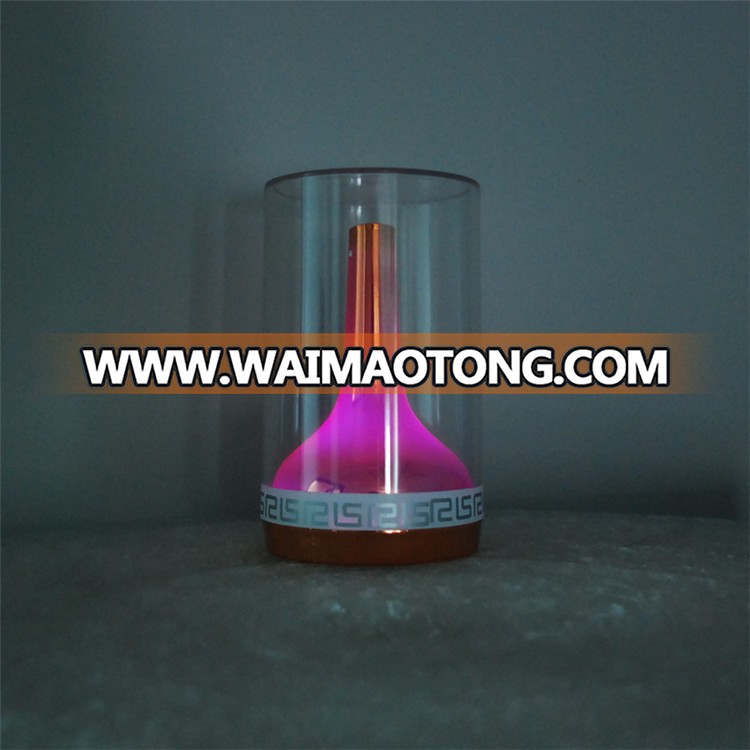 Plastic Color Changing Led Table Lamp Rechargeable Touch Lamp