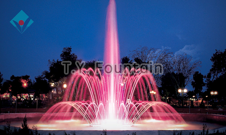 indoor led small decorative water music fountain