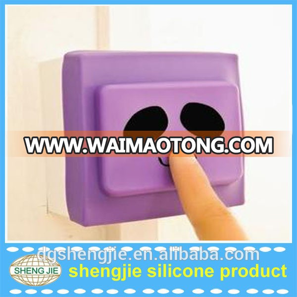 Silicone Light Switch Covers Protector Decoration Locking Switch Cover