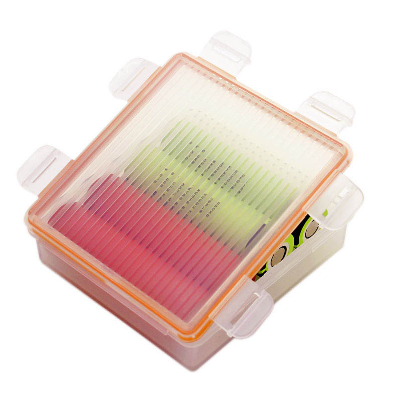 4x18650 8xCR123A Battery Transparent Waterproof Battery Storage Case Box holder Hard Case Battery Holder