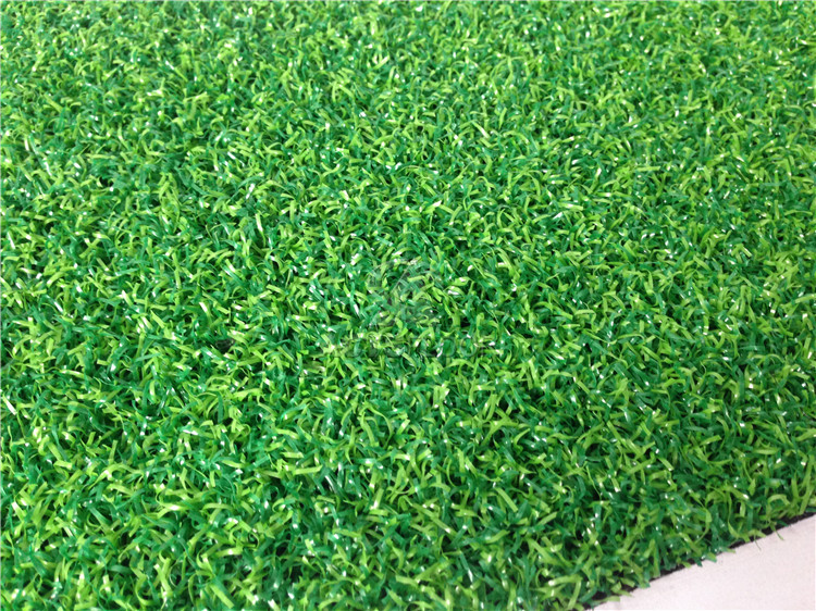 C24 Two Color 15mm Curl Golf Gateball Artificial Grass Turf