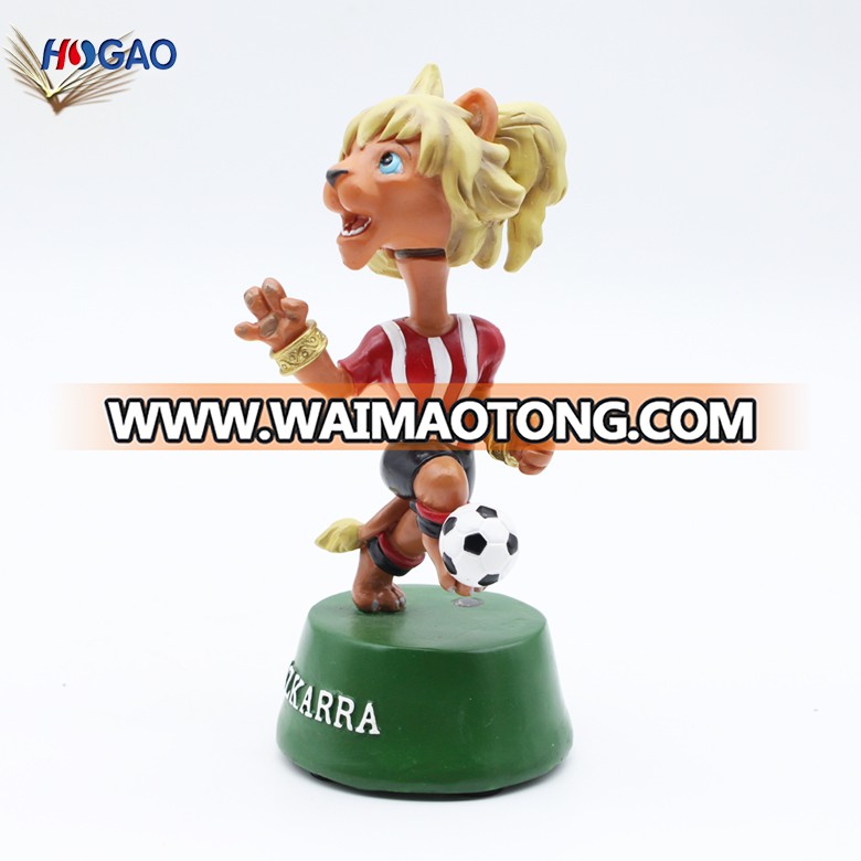 Resin Material and Bobble Head Product Type Polyresin Bobble Head Toy Collectible