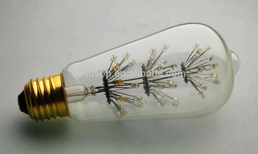 Edison style warm white S21 ST64 vintage E27 edison led bulb