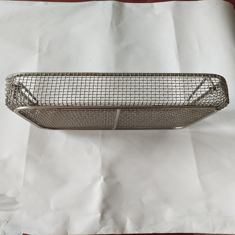 stainless steel wire mesh basket sterilization basket