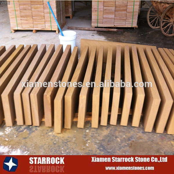 Outdoor Bullnose Sandstone Stair Steps