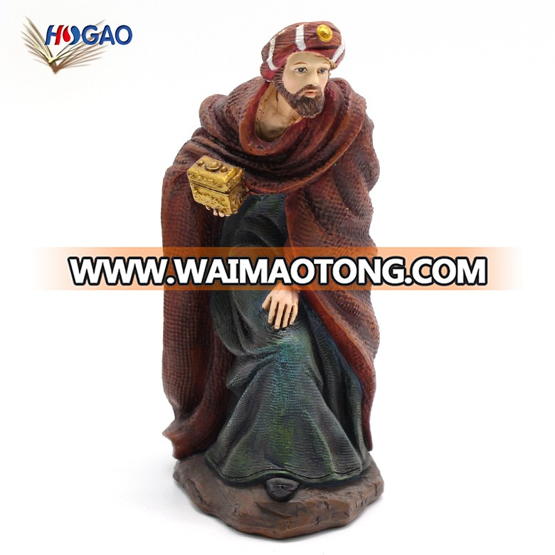 OEM nativity collection wholesale souvenirs handmade home decor Christmas religious collectible cheap human figurines for sale