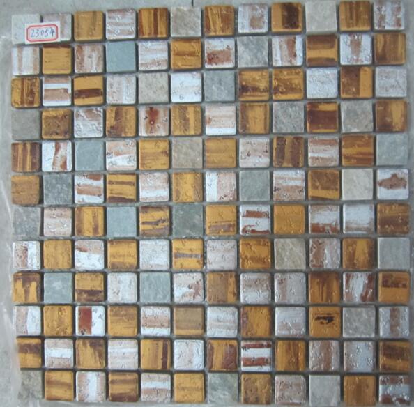 Home wall decoration choice 48x48mm porcelain mosaic