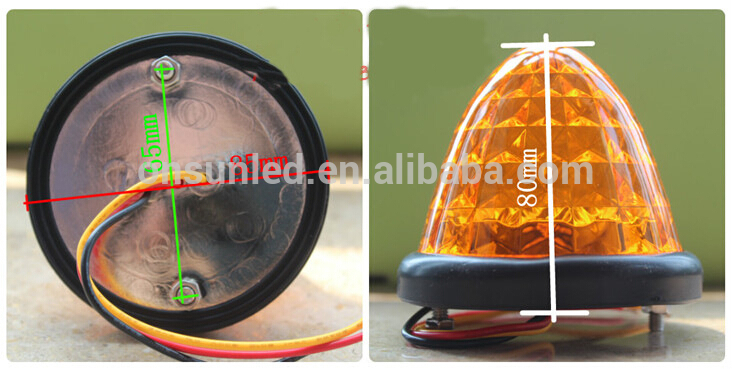 Colorful traffic outline marker/led bus side marker lamp