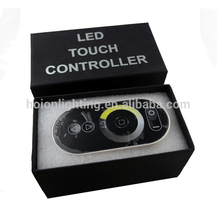 12V 12A PWM RF Touch Color Temperature Led Controller,Dual White Led Strip Light Controller