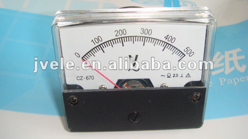 TO supply voltmeter