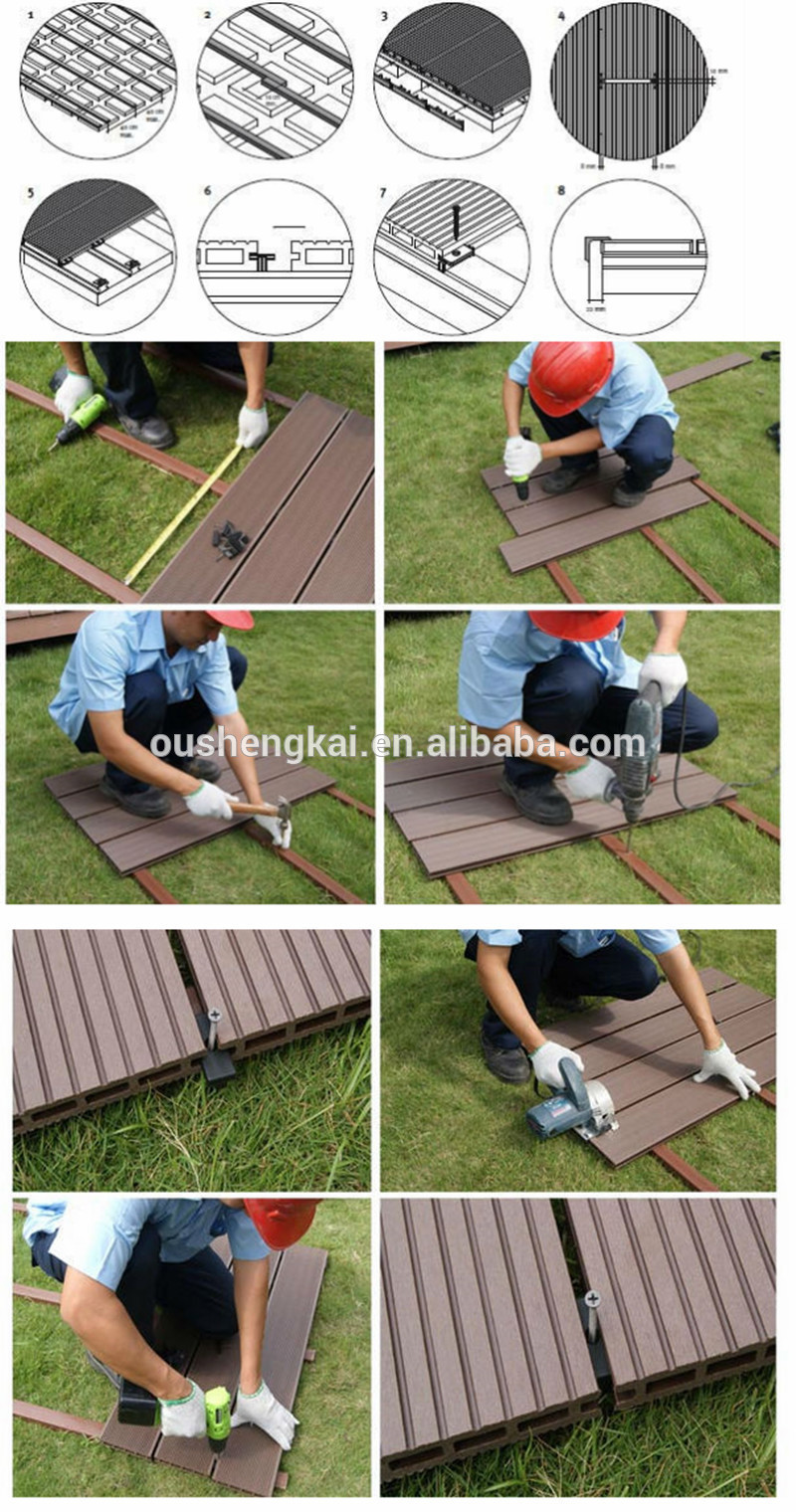 hot sale outside wood plastic composite wpc panel boards with low price