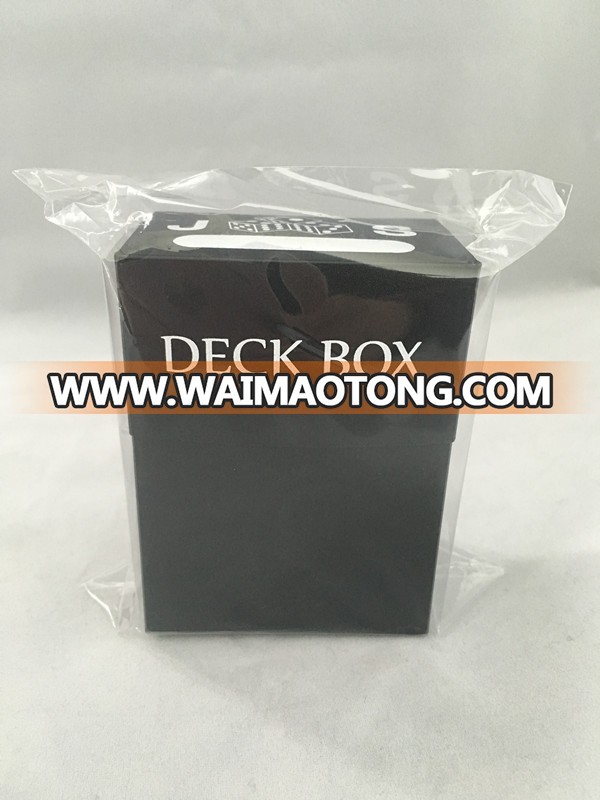 PP solid deck box for wholesale and retail MTG/TCG Dongguan factory