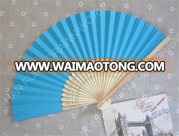 customized wedding paper japanese folding fan