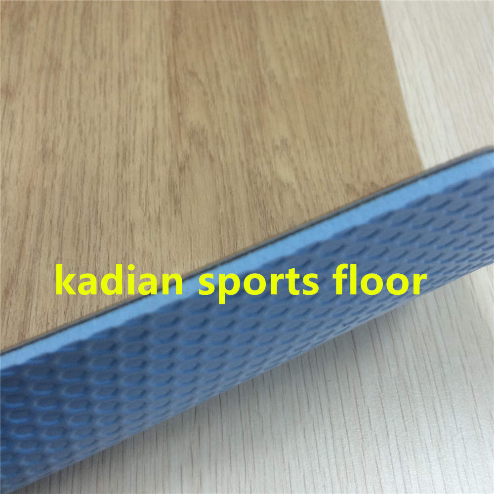 pvc sports basketball floor indoor sports floor wooden vein 4.5mm