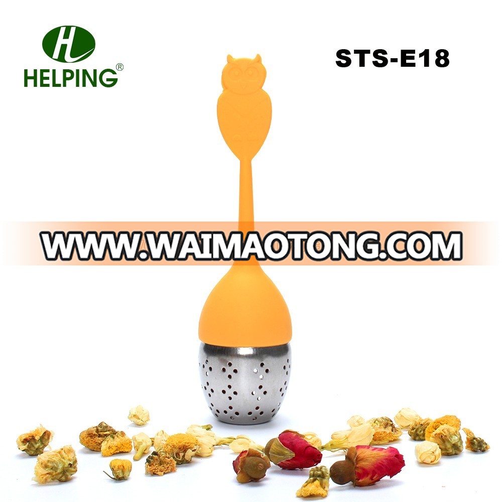 Wholesale Silicone Custom Tea Infuser and Stainless Steel Tea Filter Strainer,Tea Accessories