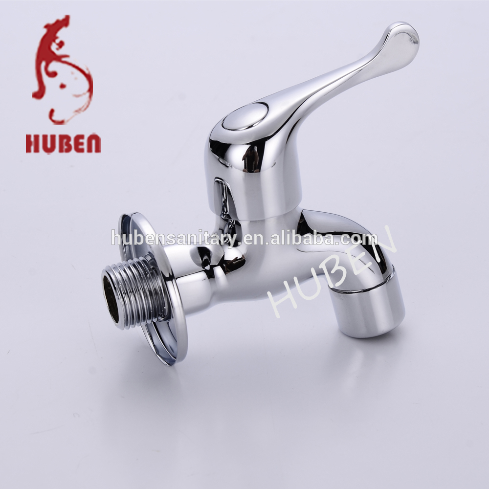 Brass chrome washing machine tap