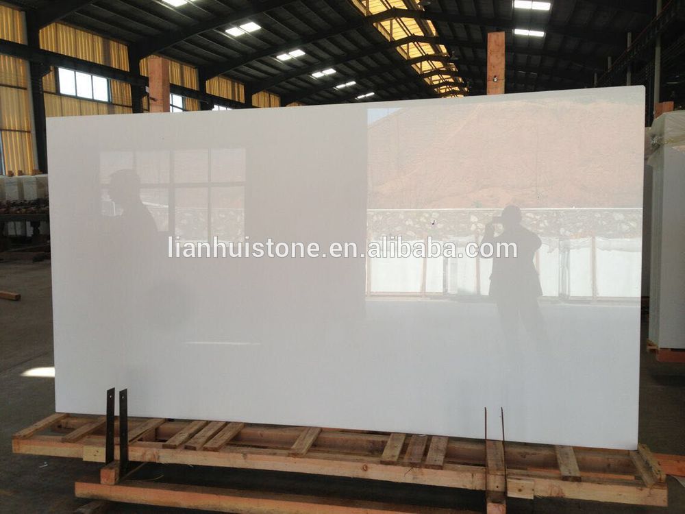 Pure White Crystal Stone marmoglass stone crystallized glass stone tile