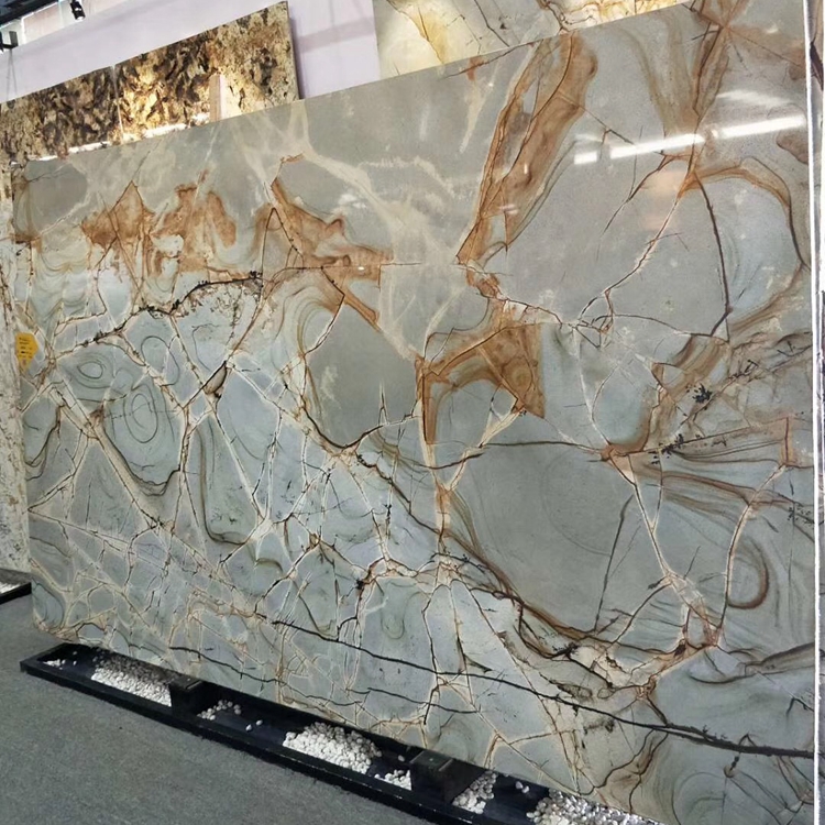 Factory Competitive Price Of Natural Blue Roma Quartzite Stone Slabs Product