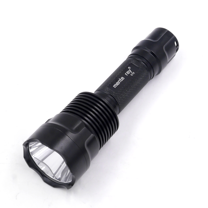 Manta ray C12 XM-L2 U3 led 5mode 18650 rechargeable flashlight