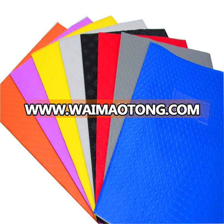 Embossed colored hard pvc book cover